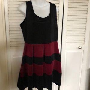 Black and red dress